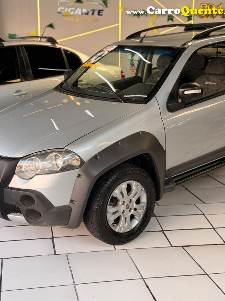 FIAT   STRADA ADVENTURE1.8 1.8 LOCKER FLEX CD   PRATA 2010 1.8 FLEX - Loja