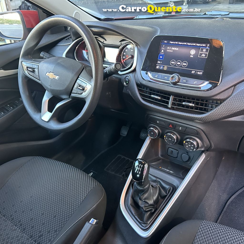 CHEVROLET   ONIX HATCH LT 1.0 12V FLEX 5P MEC.   LARANJA 2020 1.0 FLEX - Loja