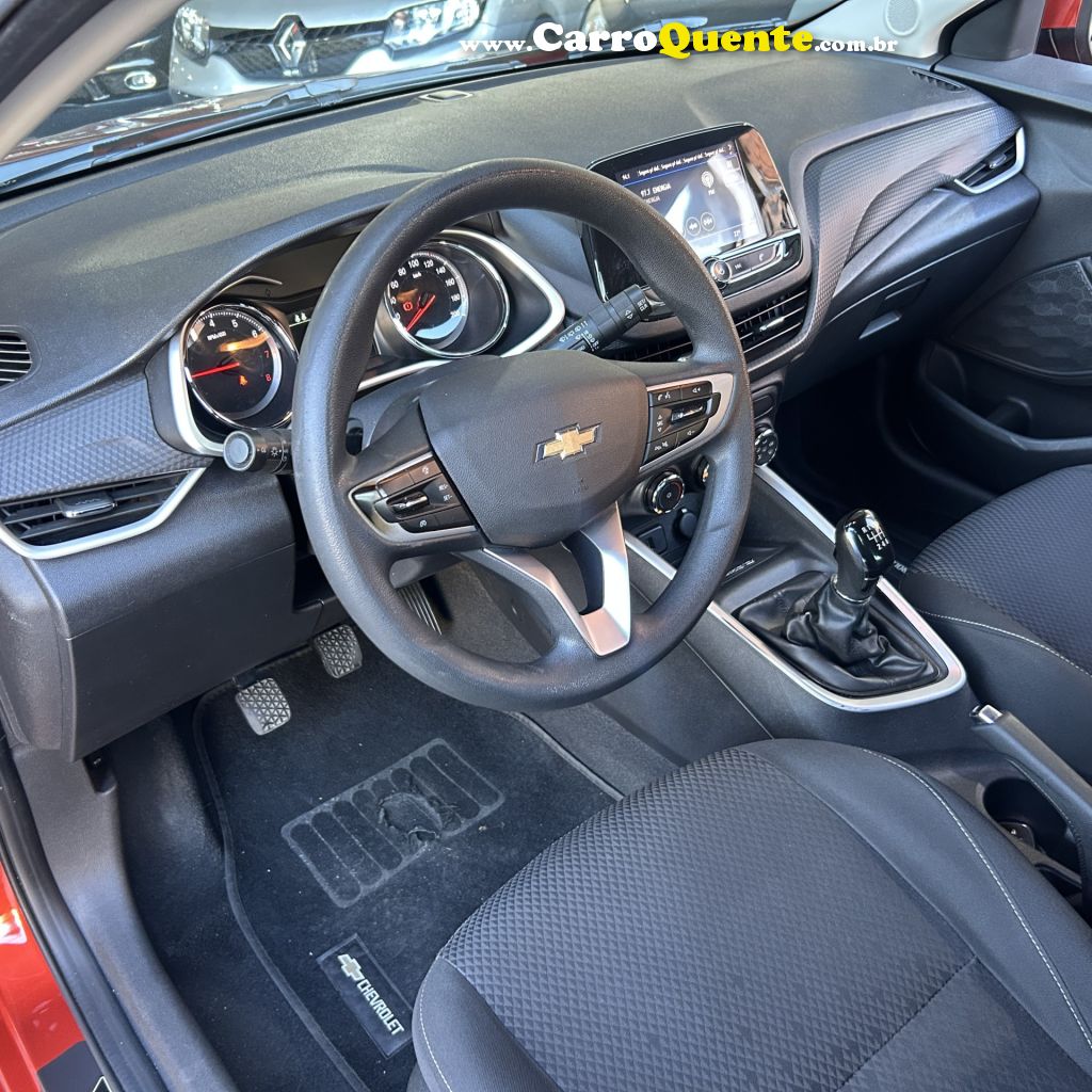 CHEVROLET   ONIX HATCH LT 1.0 12V FLEX 5P MEC.   LARANJA 2020 1.0 FLEX - Loja