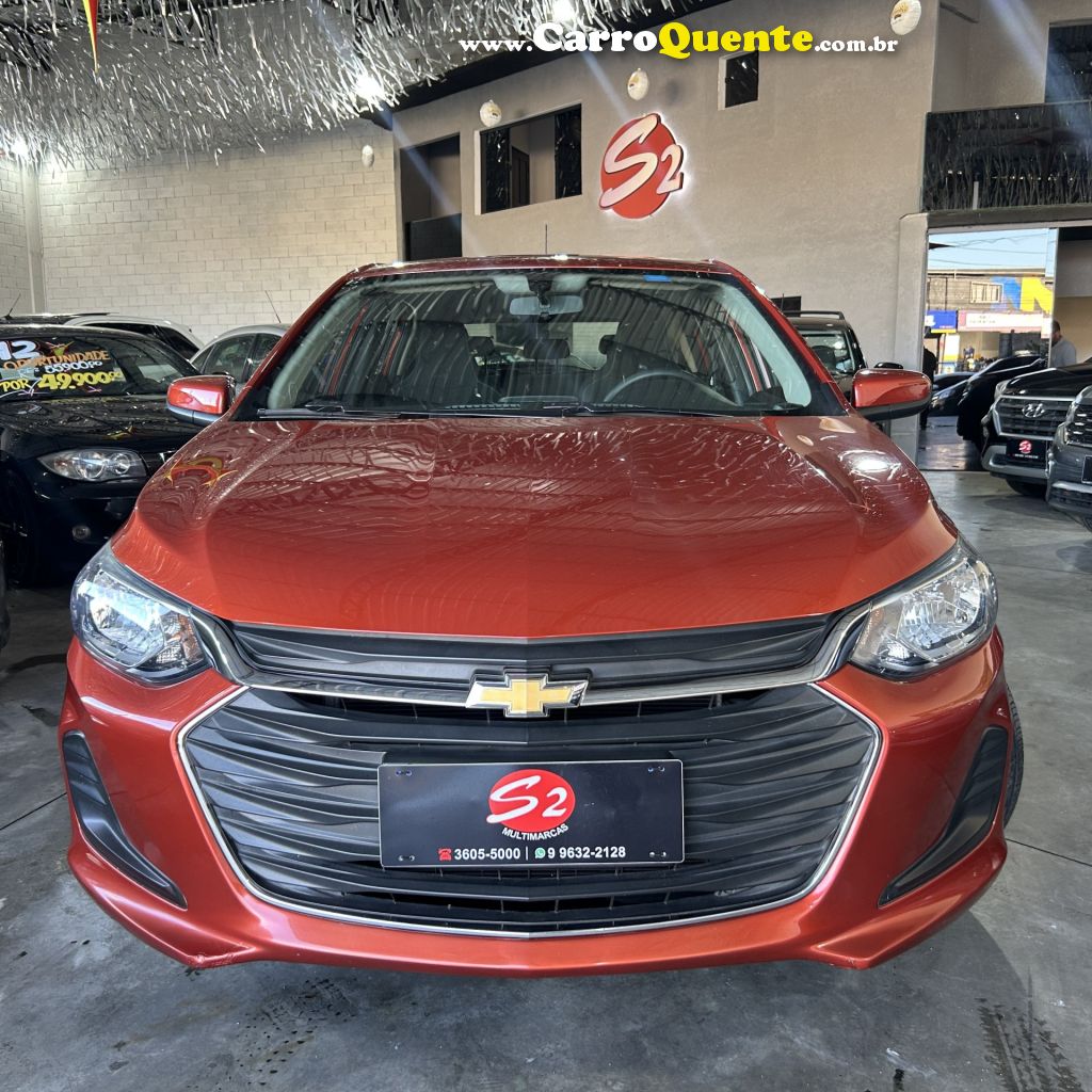 CHEVROLET   ONIX HATCH LT 1.0 12V FLEX 5P MEC.   LARANJA 2020 1.0 FLEX - Loja