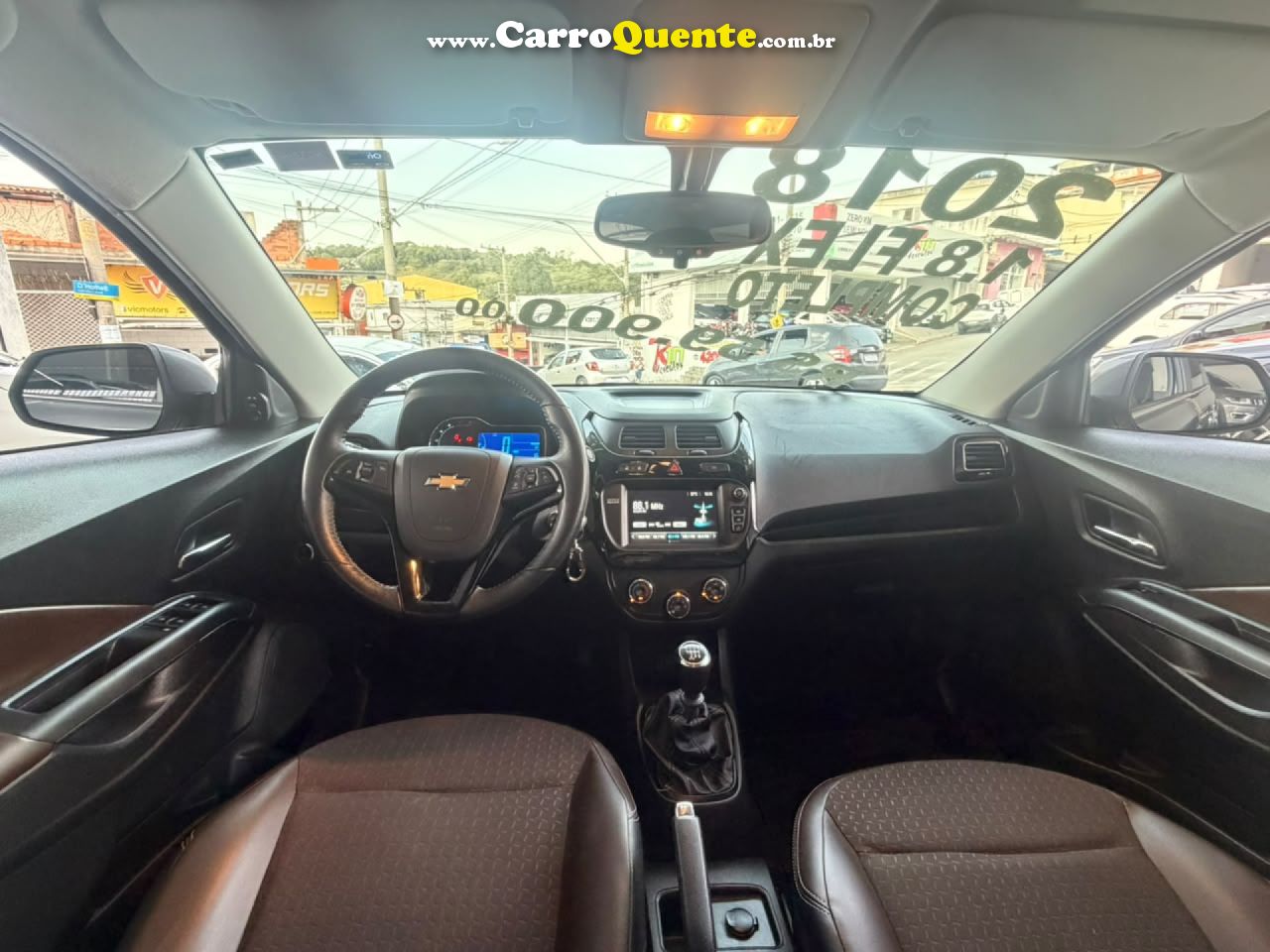 CHEVROLET   COBALT LTZ 1.8 8V ECONO.FLEX 4P MEC.   CINZA 2018 1.8 FLEX - Loja