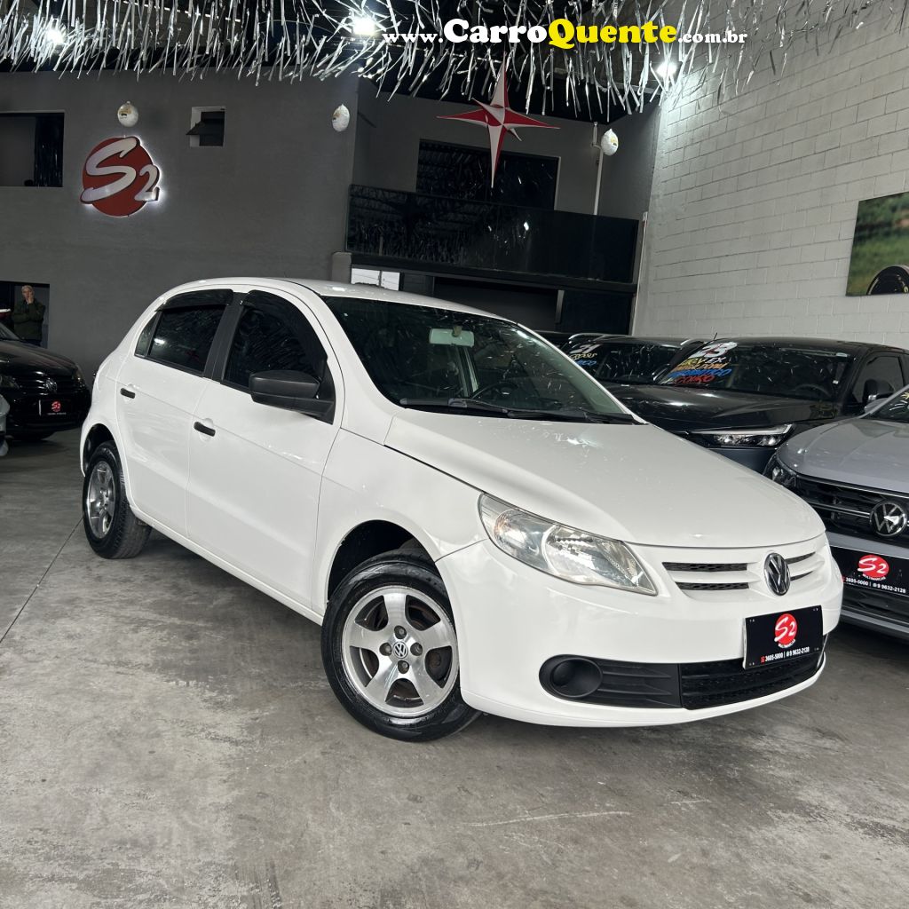 VOLKSWAGEN   GOL (NOVO) 1.0 MI TOTAL FLEX 8V 4P   BRANCO 2012 1.0 FLEX - Loja