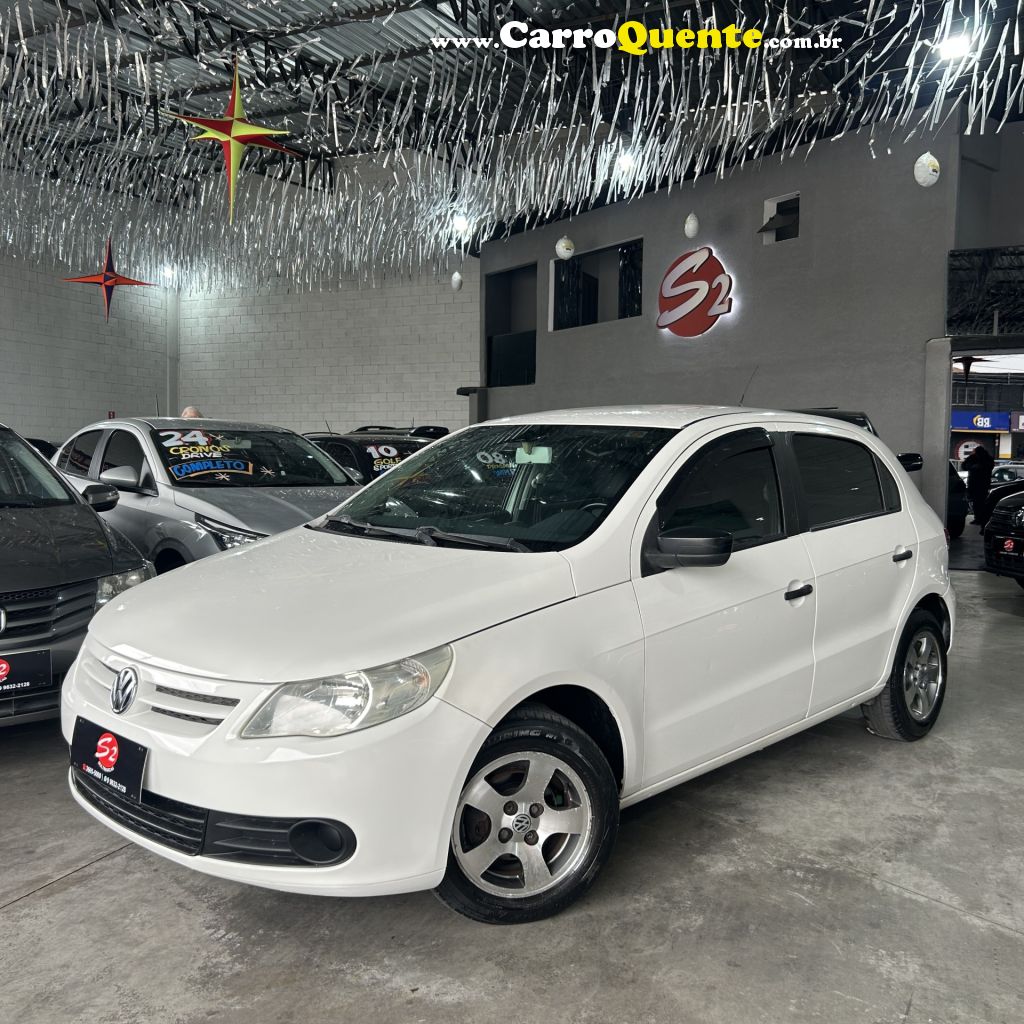 VOLKSWAGEN   GOL (NOVO) 1.0 MI TOTAL FLEX 8V 4P   BRANCO 2012 1.0 FLEX - Loja