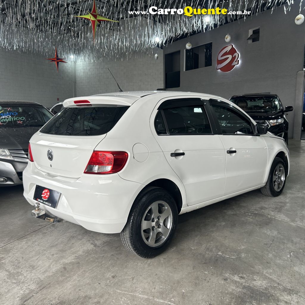 VOLKSWAGEN   GOL (NOVO) 1.0 MI TOTAL FLEX 8V 4P   BRANCO 2012 1.0 FLEX - Loja