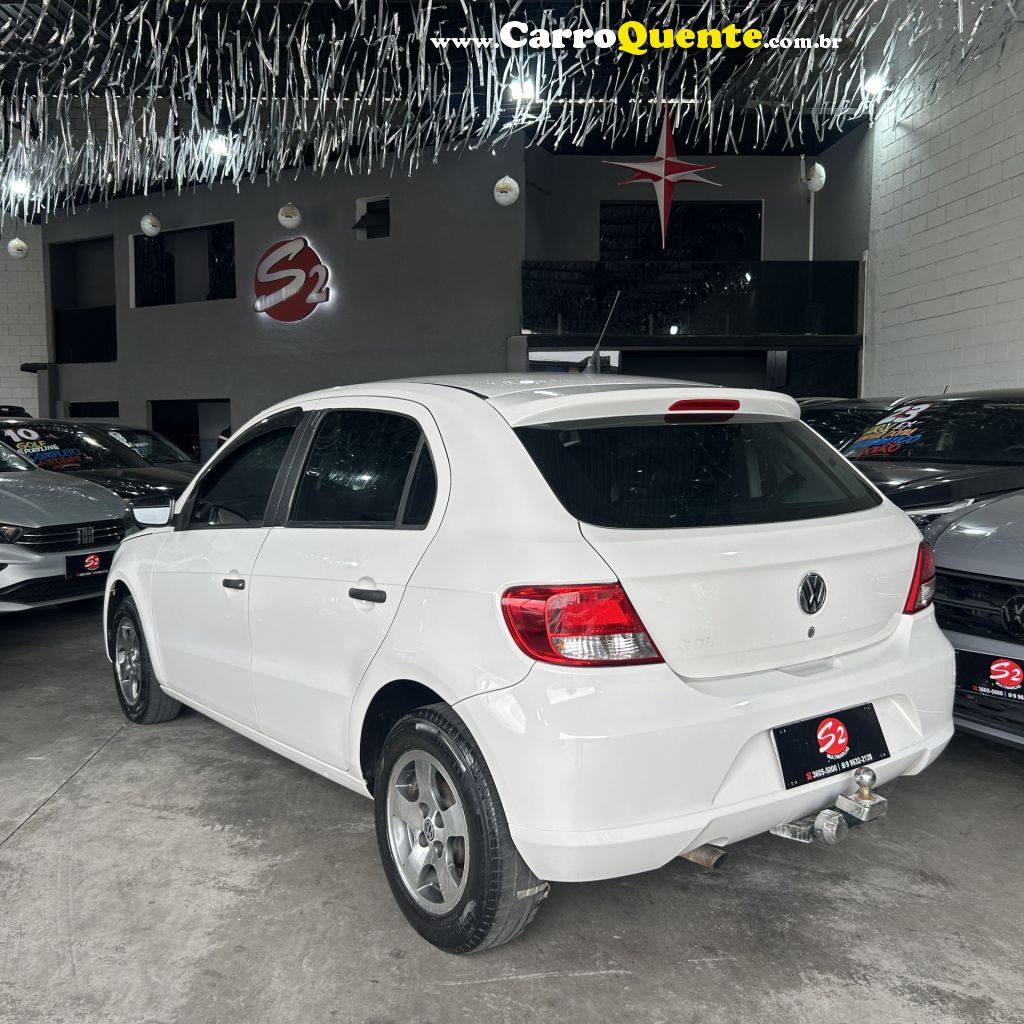 VOLKSWAGEN   GOL (NOVO) 1.0 MI TOTAL FLEX 8V 4P   BRANCO 2012 1.0 FLEX - Loja