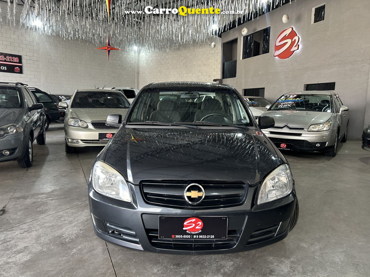 CHEVROLET   PRISMA  SED. MAXX LT 1.4 8V ECONOF. 4P   CINZA 2008 1.4 GASOLINA - Loja