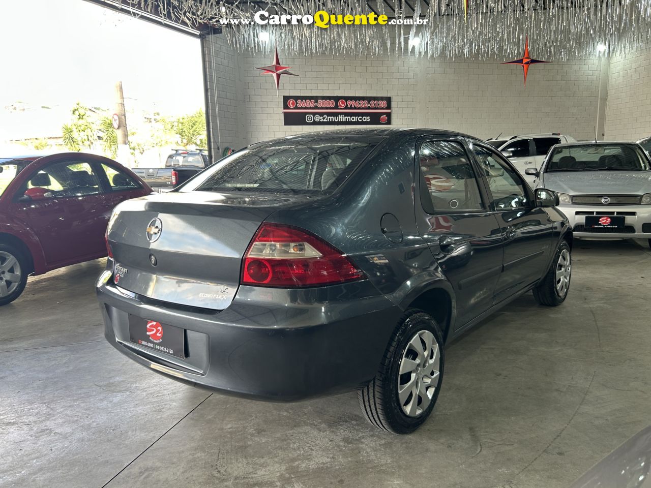 CHEVROLET   PRISMA  SED. MAXX LT 1.4 8V ECONOF. 4P   CINZA 2008 1.4 GASOLINA - Loja