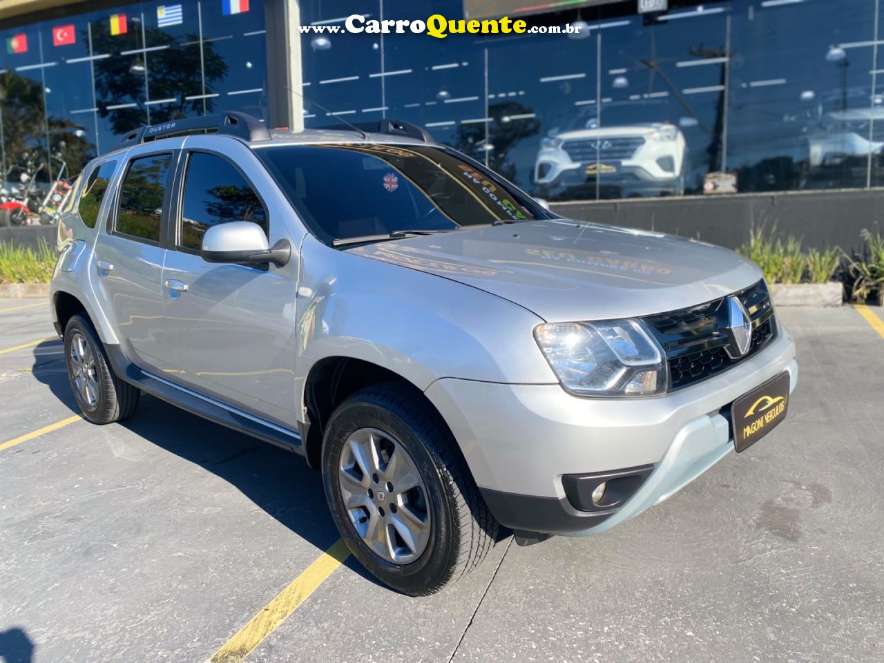 RENAULT   DUSTER DYNAMIQUE 1.6 FLEX 16V AUT.   PRATA 2020 1.6 FLEX - Loja