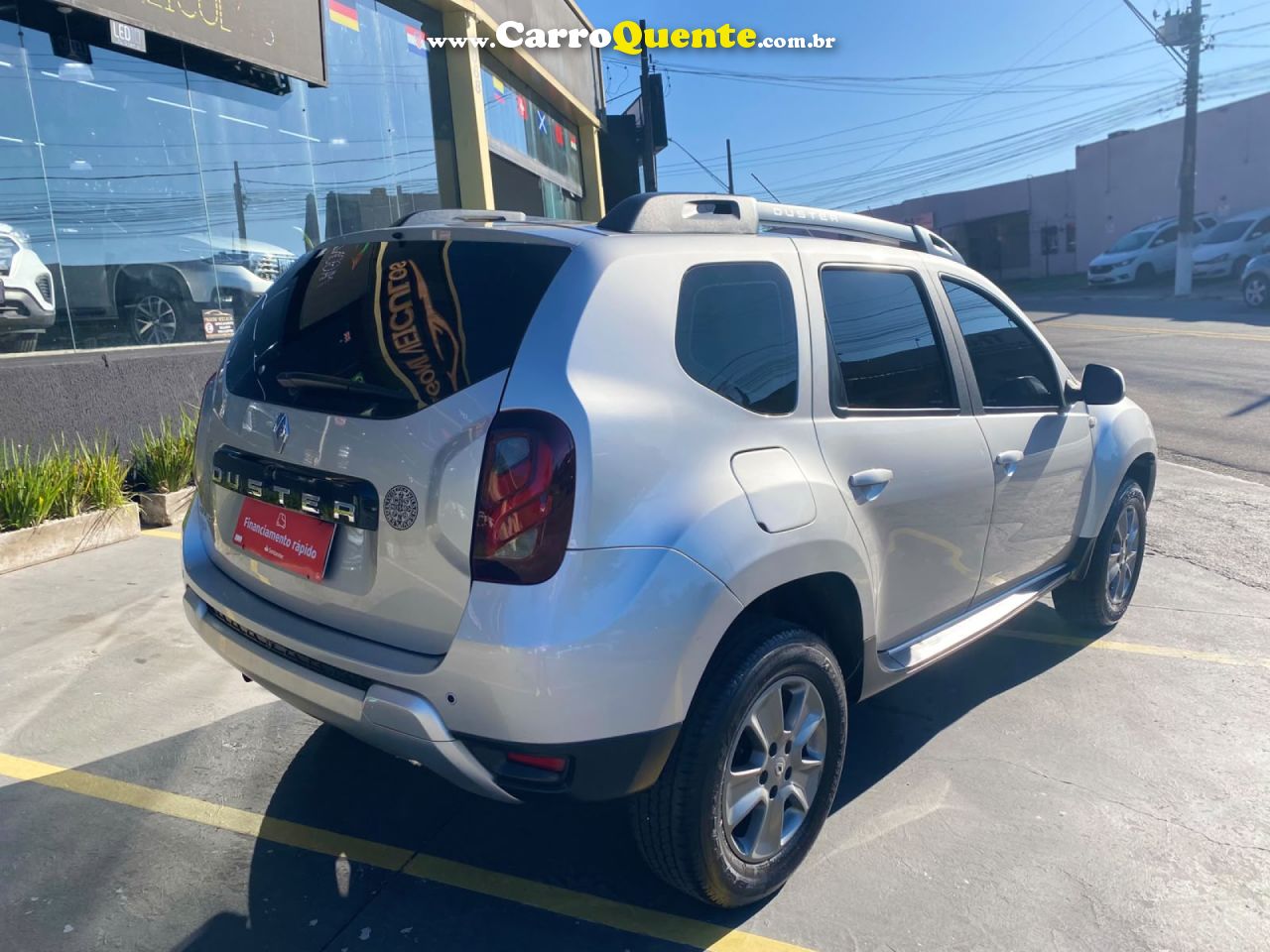 RENAULT   DUSTER DYNAMIQUE 1.6 FLEX 16V AUT.   PRATA 2020 1.6 FLEX - Loja