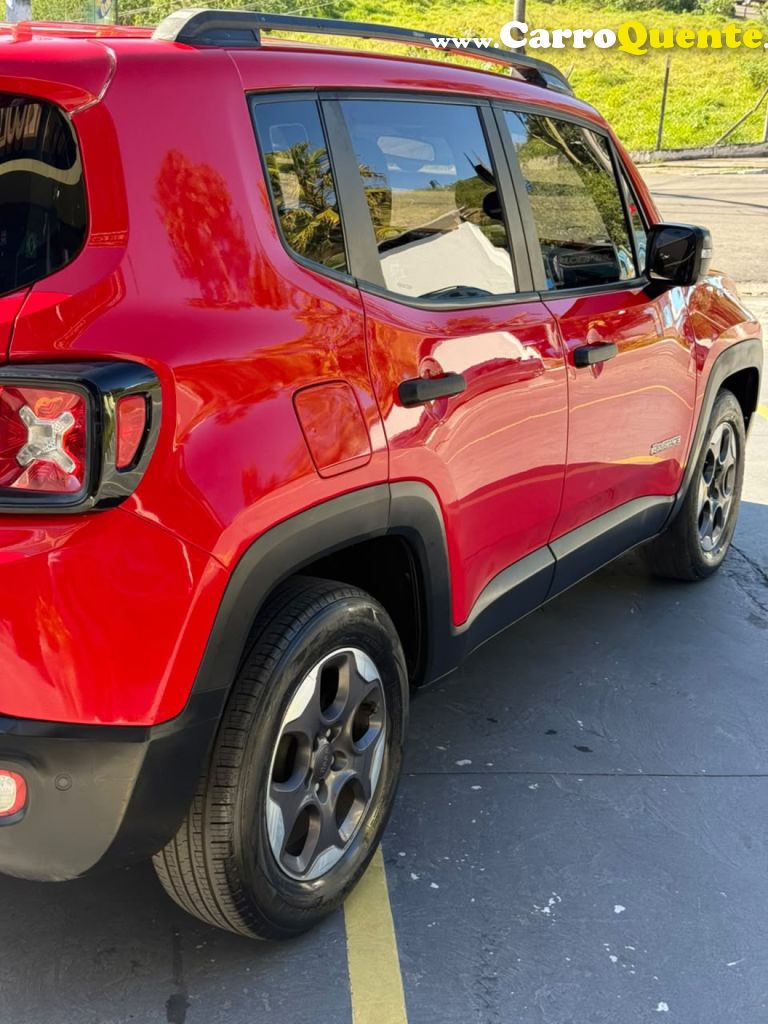 JEEP   RENEGADE SPORT 1.8 4X2 FLEX 16V AUT.   VERMELHO 2016 1.8 FLEX - Loja