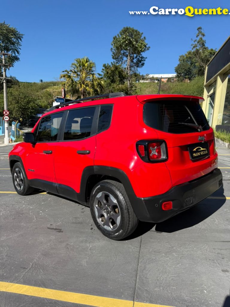 JEEP   RENEGADE SPORT 1.8 4X2 FLEX 16V AUT.   VERMELHO 2016 1.8 FLEX - Loja