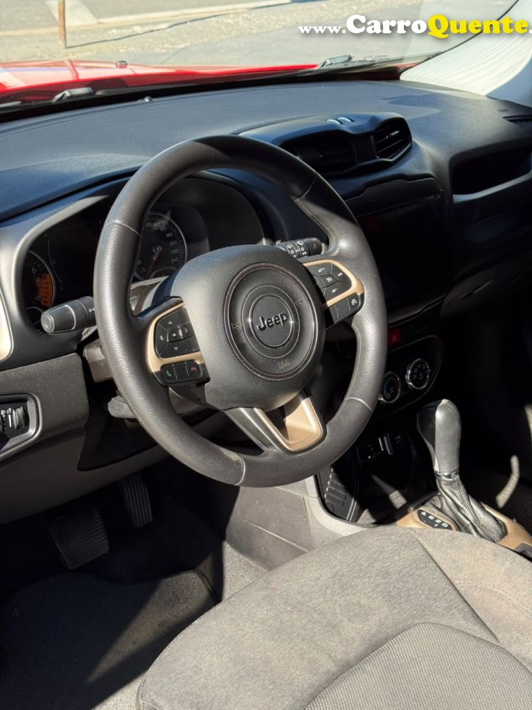 JEEP   RENEGADE SPORT 1.8 4X2 FLEX 16V AUT.   VERMELHO 2016 1.8 FLEX - Loja