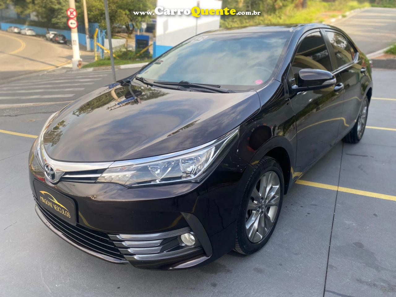 TOYOTA   COROLLA XEI 2.0 FLEX 16V AUT.   MARROM 2019 2.0 FLEX - Loja