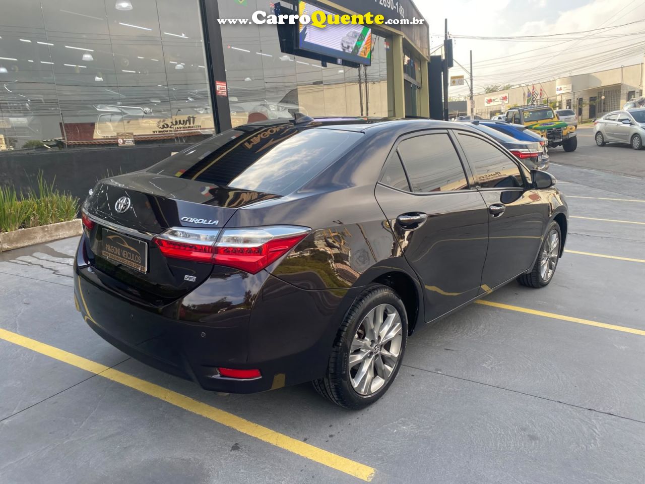 TOYOTA   COROLLA XEI 2.0 FLEX 16V AUT.   MARROM 2019 2.0 FLEX - Loja
