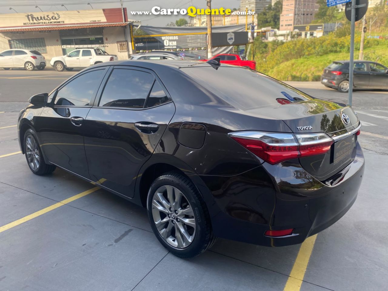 TOYOTA   COROLLA XEI 2.0 FLEX 16V AUT.   MARROM 2019 2.0 FLEX - Loja