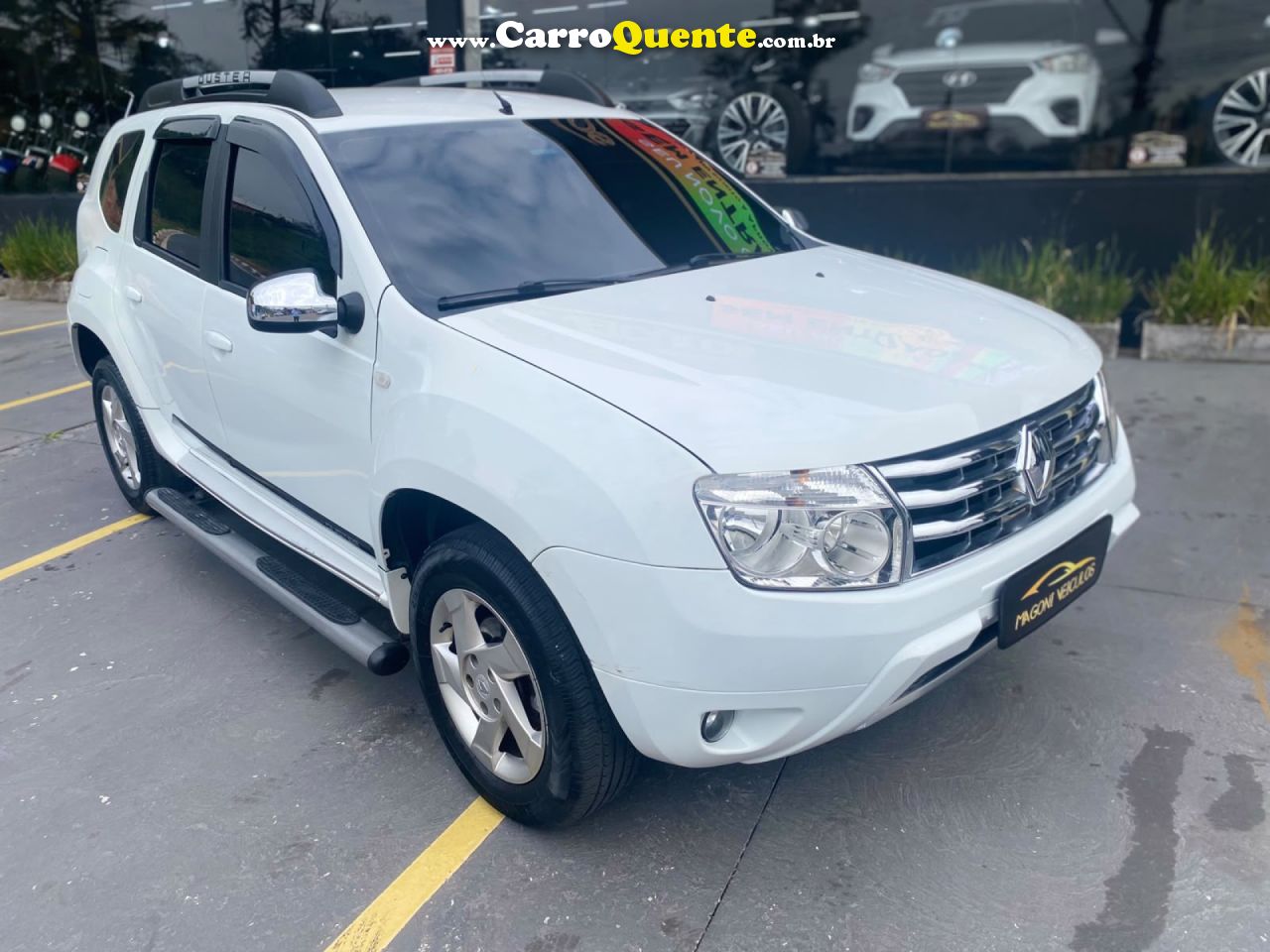 RENAULT   DUSTER DYNAMIQUE 1.6 FLEX 16V MEC.   BRANCO 2014 1.6 FLEX - Loja