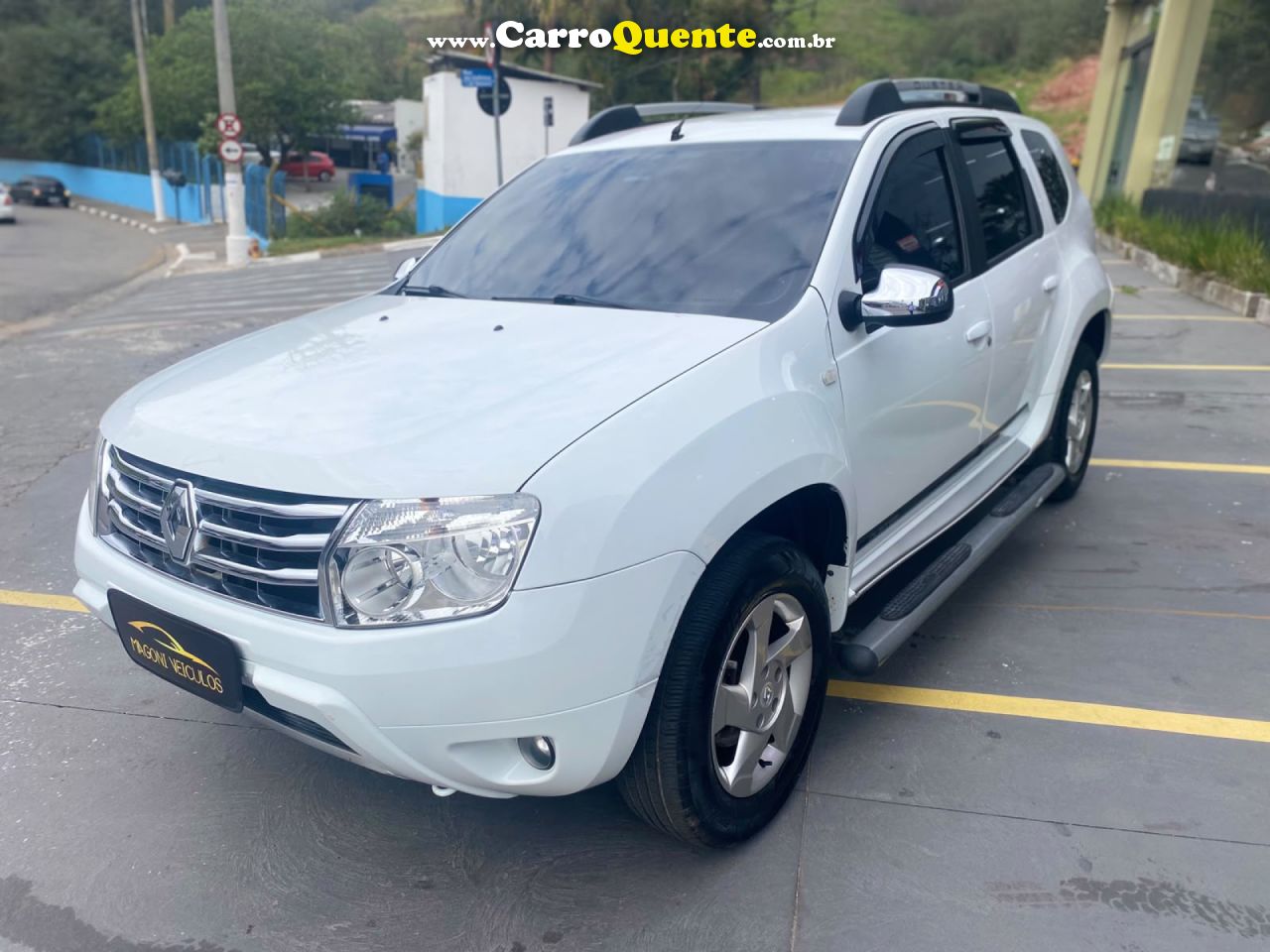 RENAULT   DUSTER DYNAMIQUE 1.6 FLEX 16V MEC.   BRANCO 2014 1.6 FLEX - Loja