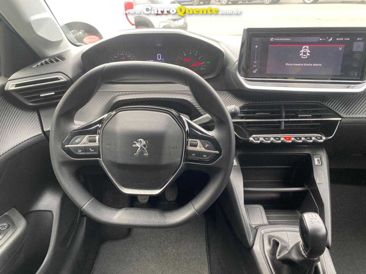 PEUGEOT   208 LIKE 1.0 FLEX 6V 5P MEC.   PRETO 2024 1.0 FLEX - Loja