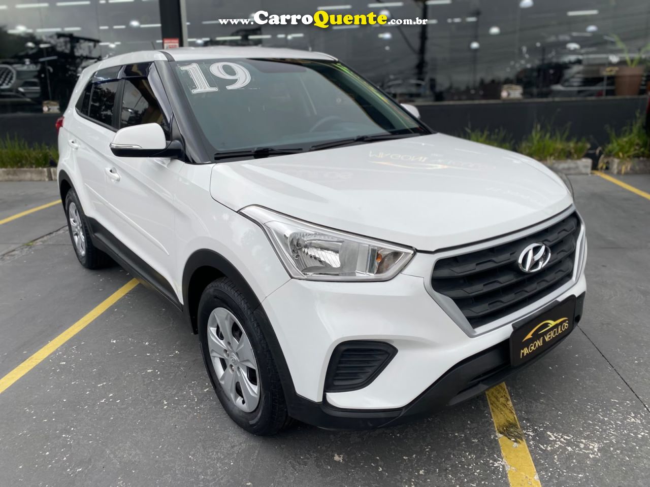 HYUNDAI   CRETA ATTITUDE 1.6 16V FLEX AUT.(PCD)   BRANCO 2019 1.6 FLEX - Loja