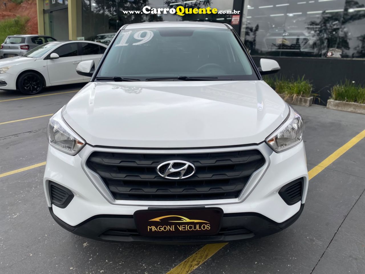 HYUNDAI   CRETA ATTITUDE 1.6 16V FLEX AUT.(PCD)   BRANCO 2019 1.6 FLEX - Loja