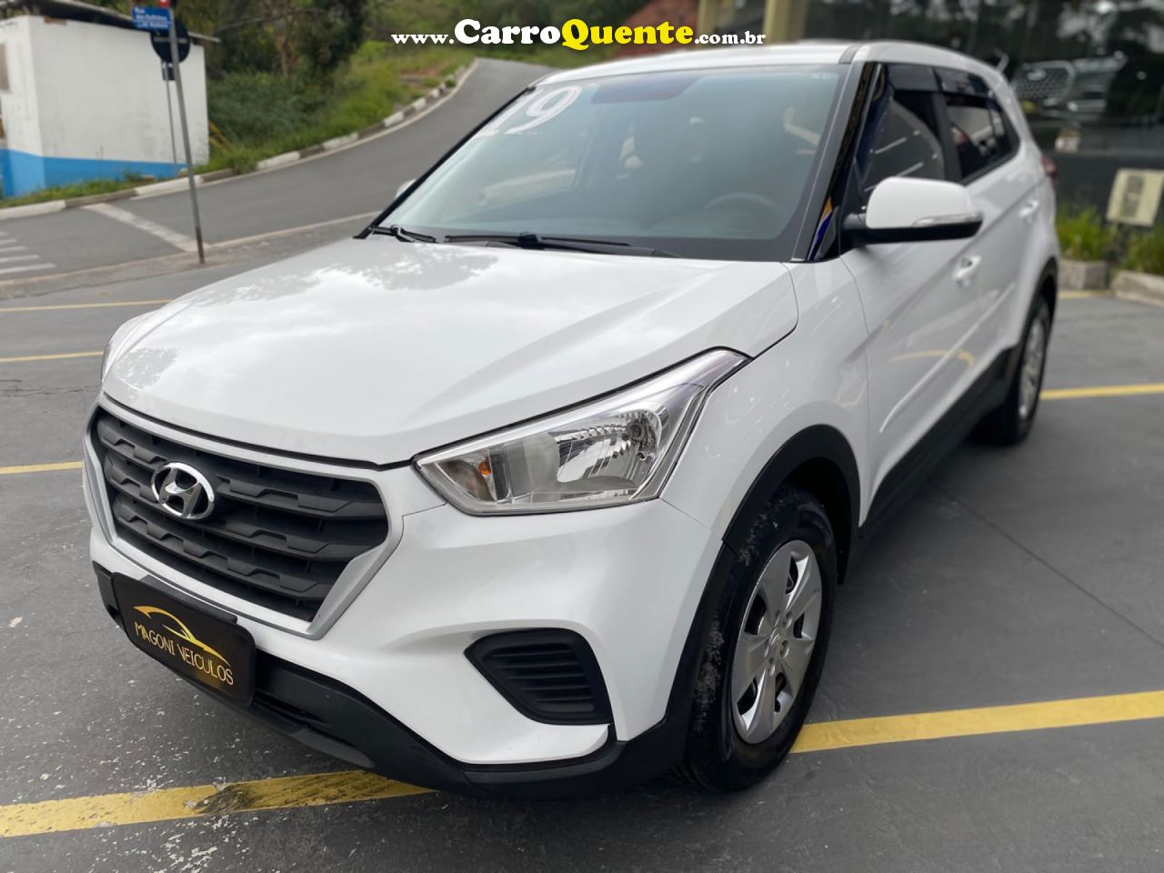 HYUNDAI   CRETA ATTITUDE 1.6 16V FLEX AUT.(PCD)   BRANCO 2019 1.6 FLEX - Loja