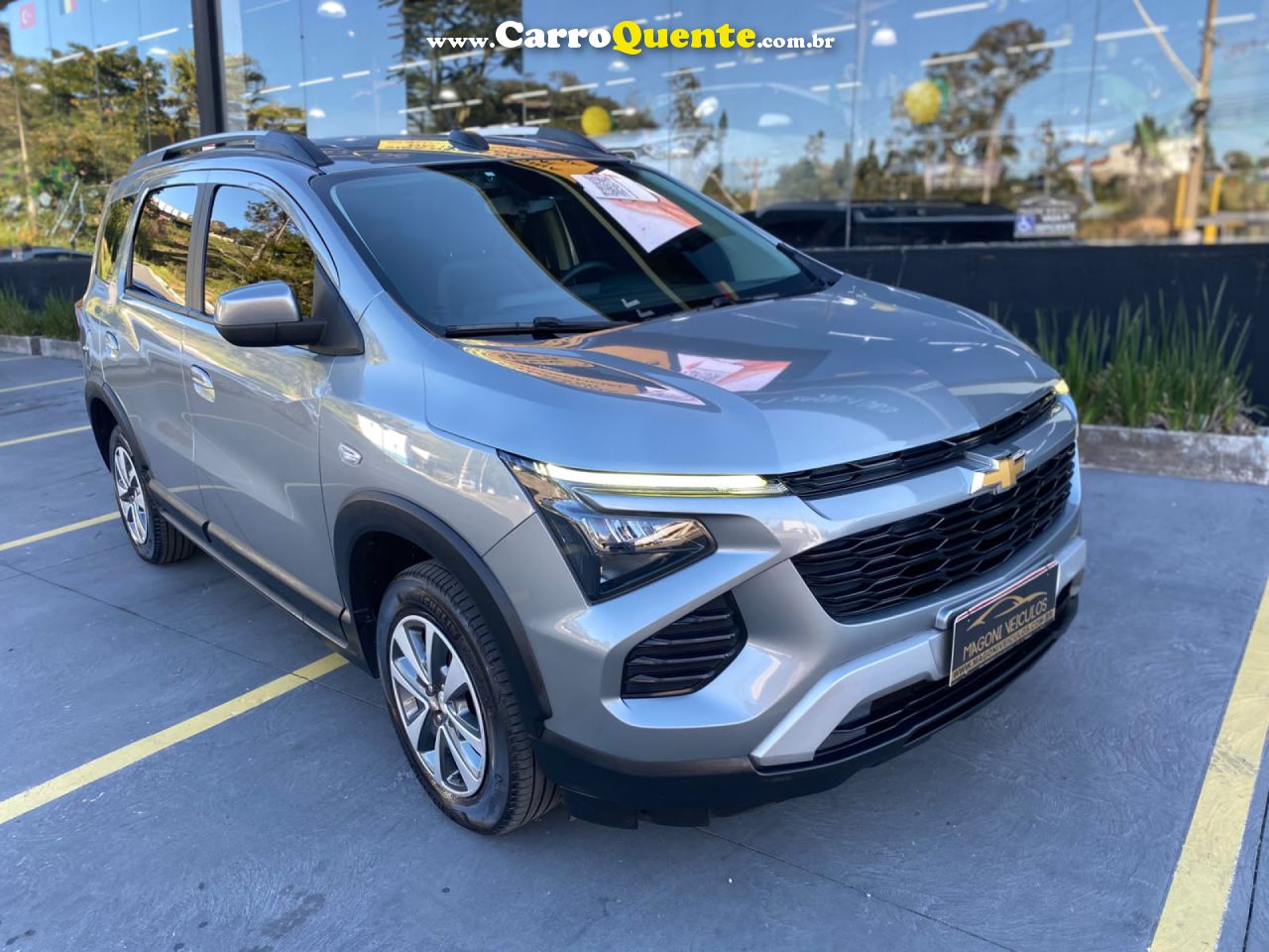 CHEVROLET   SPIN LT 1.8 8V ECONO.FLEX 5P MEC.   PRATA 2025 1.8 FLEX - Loja