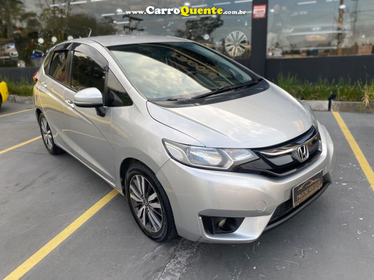 HONDA   FIT EXSEX 1.5 FLEXFLEXONE 16V 5P AUT.   PRATA 2015 1.5 FLEX - Loja
