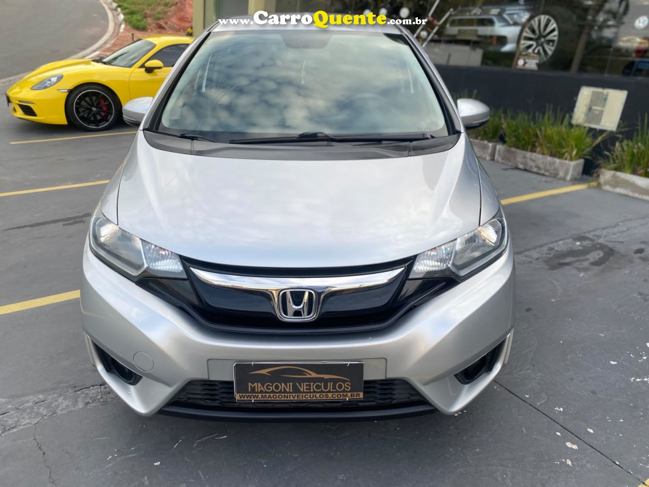 HONDA   FIT EXSEX 1.5 FLEXFLEXONE 16V 5P AUT.   PRATA 2015 1.5 FLEX - Loja