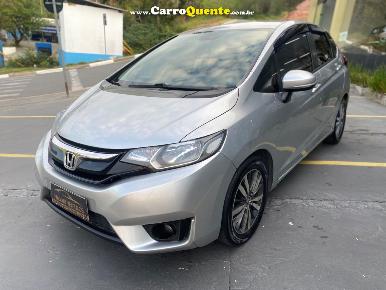 HONDA   FIT EXSEX 1.5 FLEXFLEXONE 16V 5P AUT.   PRATA 2015 1.5 FLEX - Loja