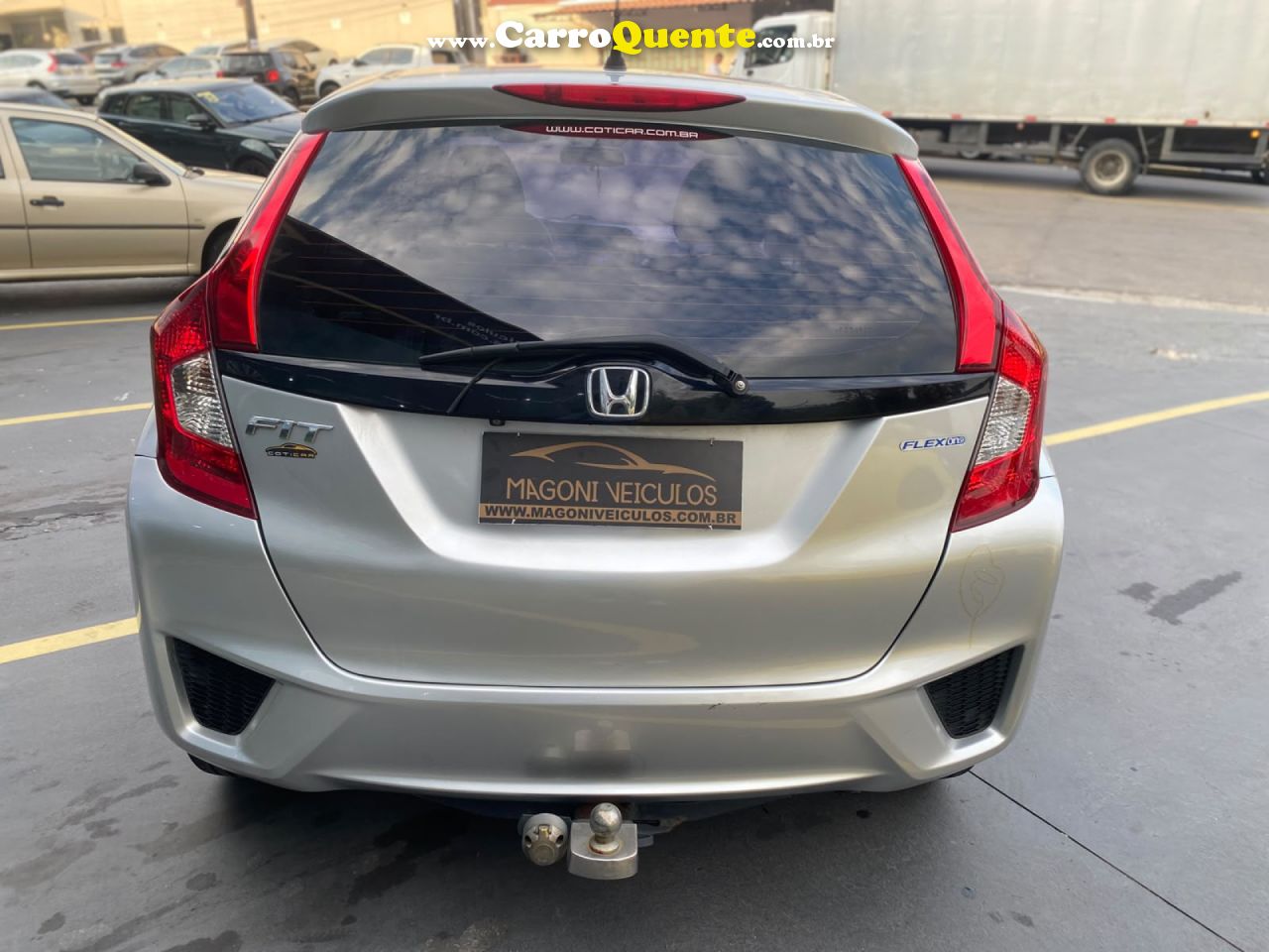 HONDA   FIT EXSEX 1.5 FLEXFLEXONE 16V 5P AUT.   PRATA 2015 1.5 FLEX - Loja