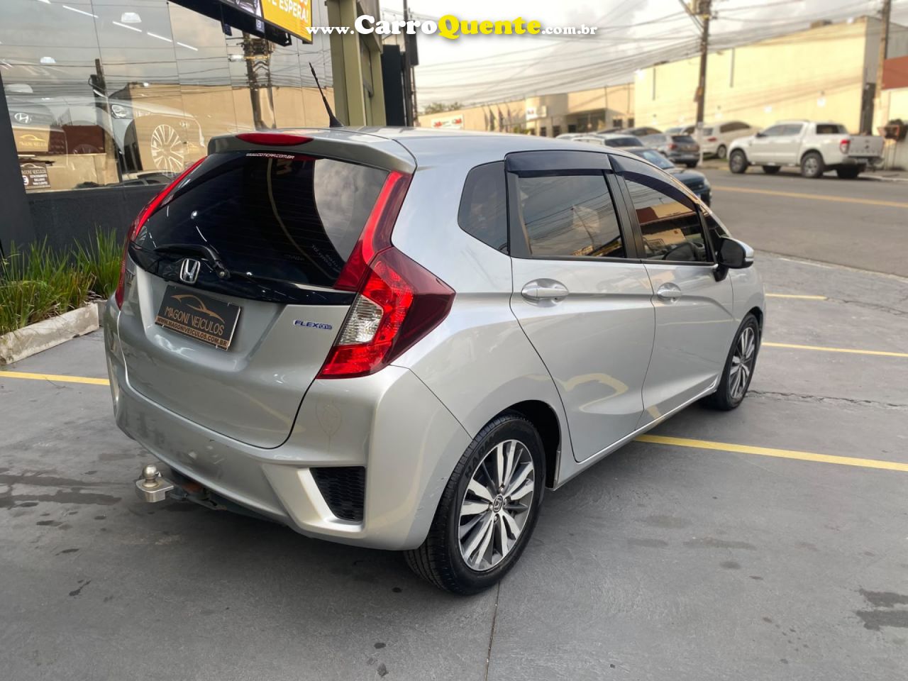 HONDA   FIT EXSEX 1.5 FLEXFLEXONE 16V 5P AUT.   PRATA 2015 1.5 FLEX - Loja