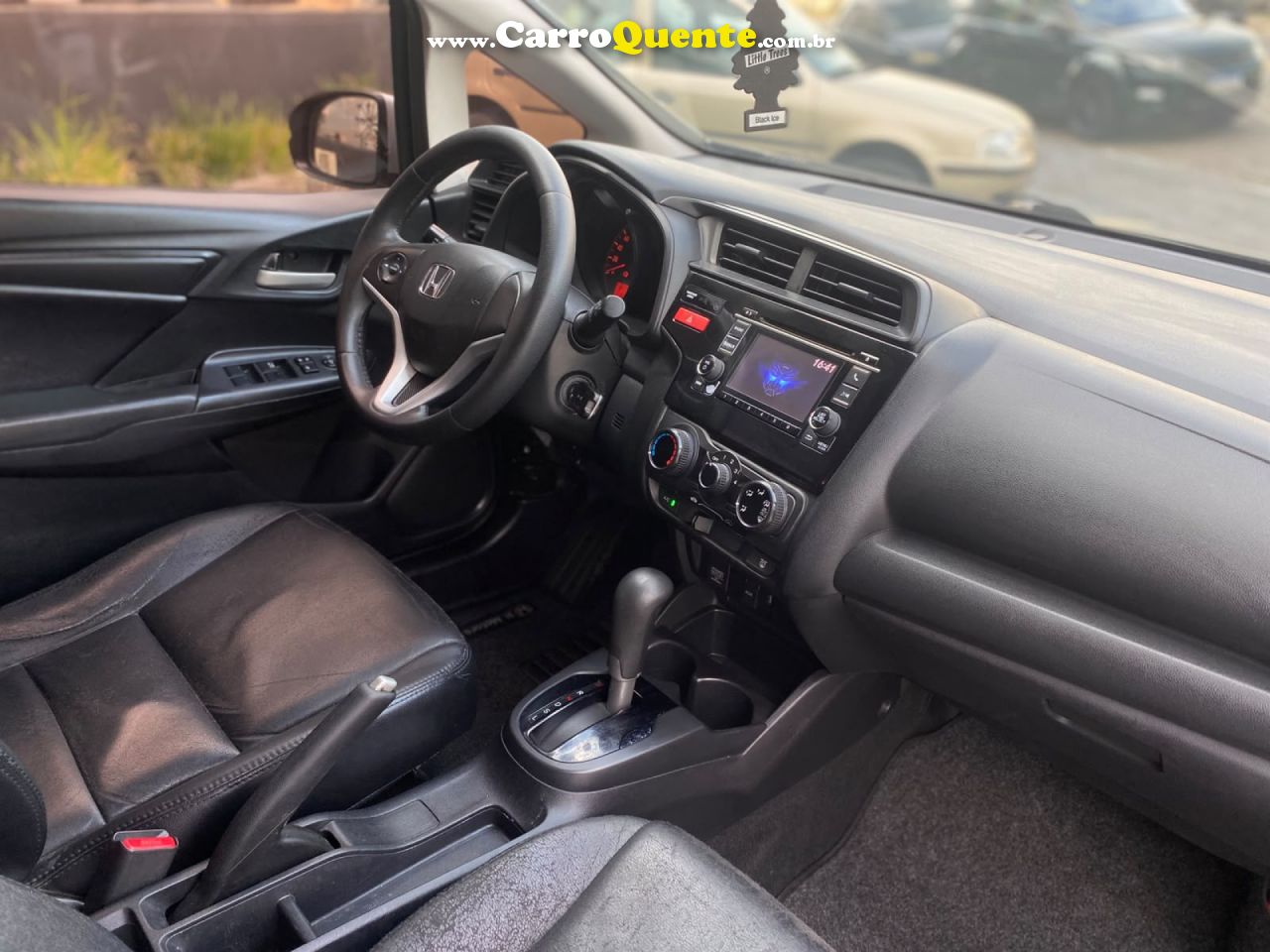 HONDA   FIT EXSEX 1.5 FLEXFLEXONE 16V 5P AUT.   PRATA 2015 1.5 FLEX - Loja