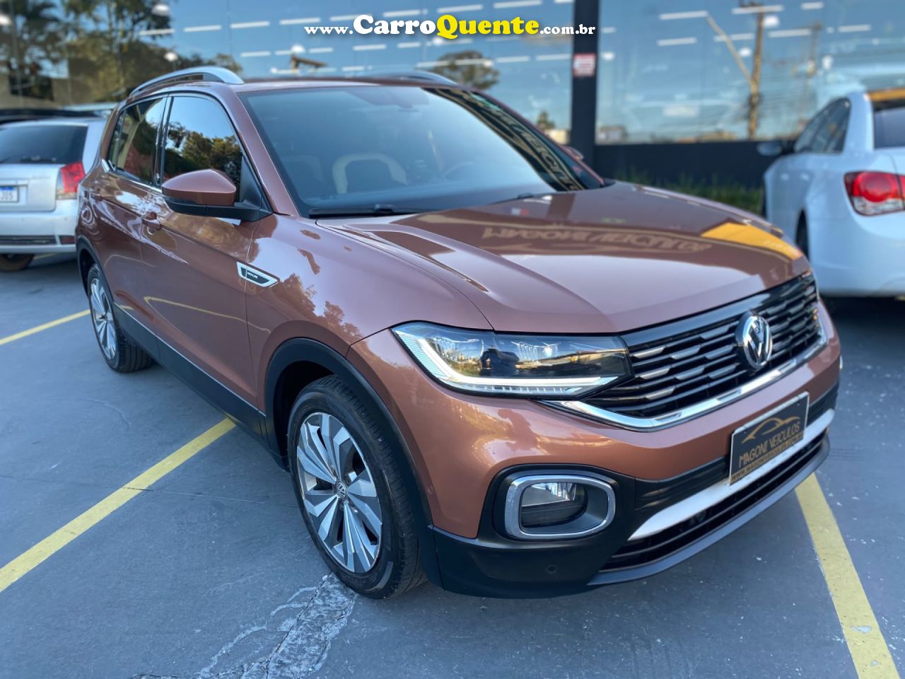VOLKSWAGEN   T-CROSS HIG. 250 TSI 1.4 FLEX 16V 5P AUT   MARROM 2020 1.4 FLEX - Loja