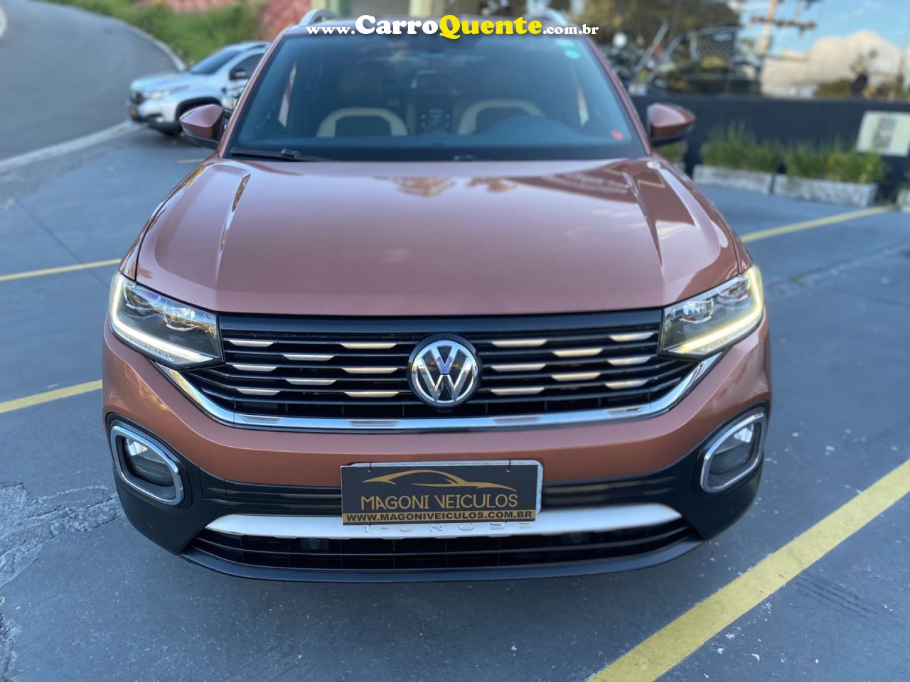 VOLKSWAGEN   T-CROSS HIG. 250 TSI 1.4 FLEX 16V 5P AUT   MARROM 2020 1.4 FLEX - Loja
