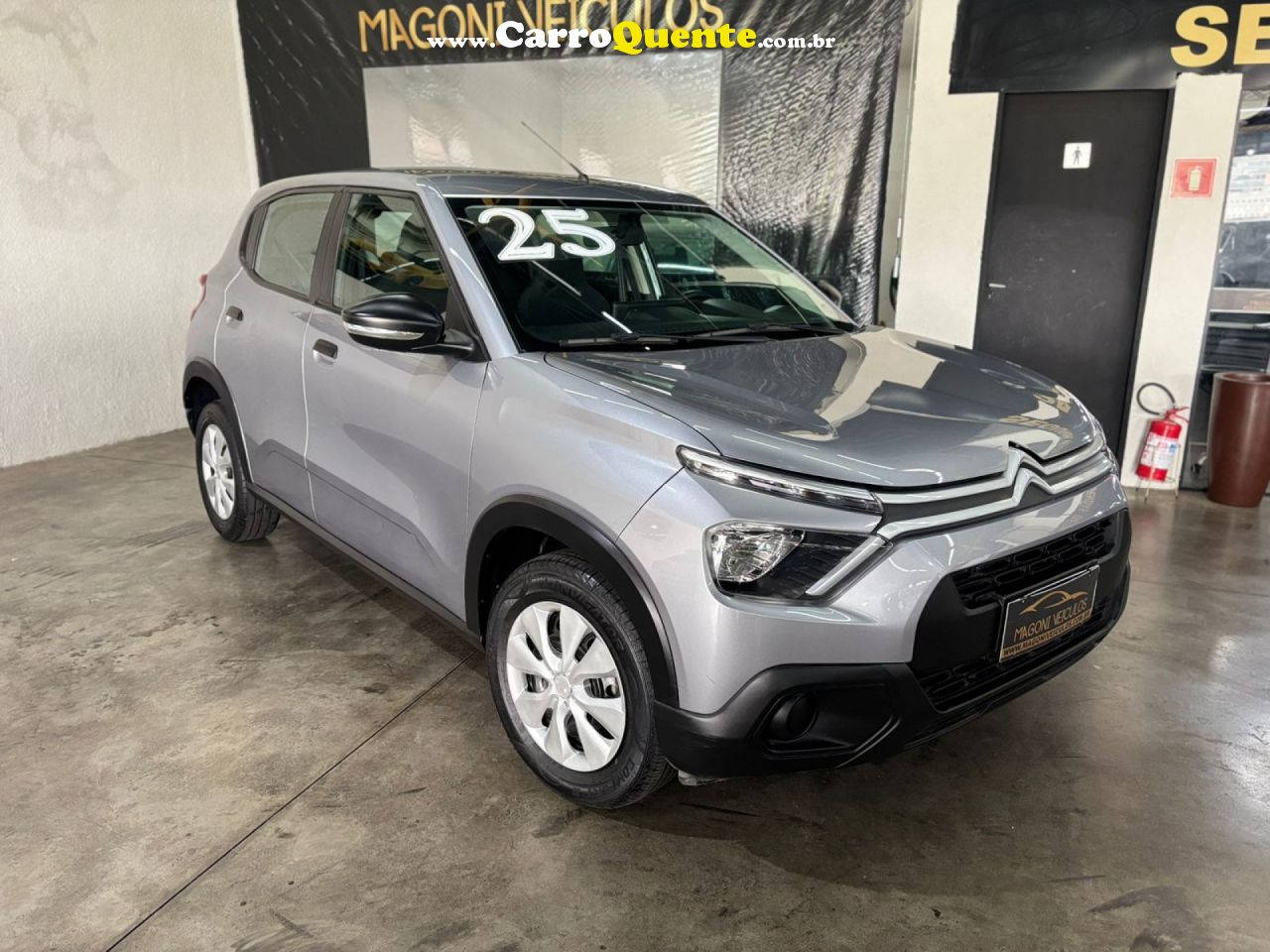 CITROËN   C3 LIVE PACK 1.0 FLEX 6V 5P MEC.   CINZA 2025 1.0 FLEX - Loja
