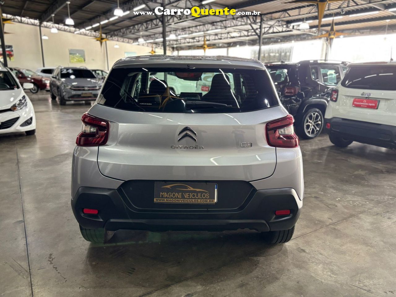 CITROËN   C3 LIVE PACK 1.0 FLEX 6V 5P MEC.   CINZA 2025 1.0 FLEX - Loja