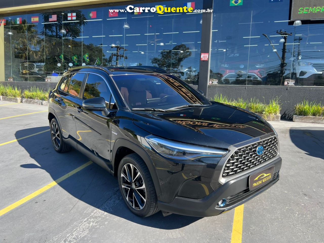 TOYOTA   COROLLA CROSS XRX 1.8 16V AUT. (HÍBRIDO)   PRETO 2024 1.8 GASOLINA - Loja