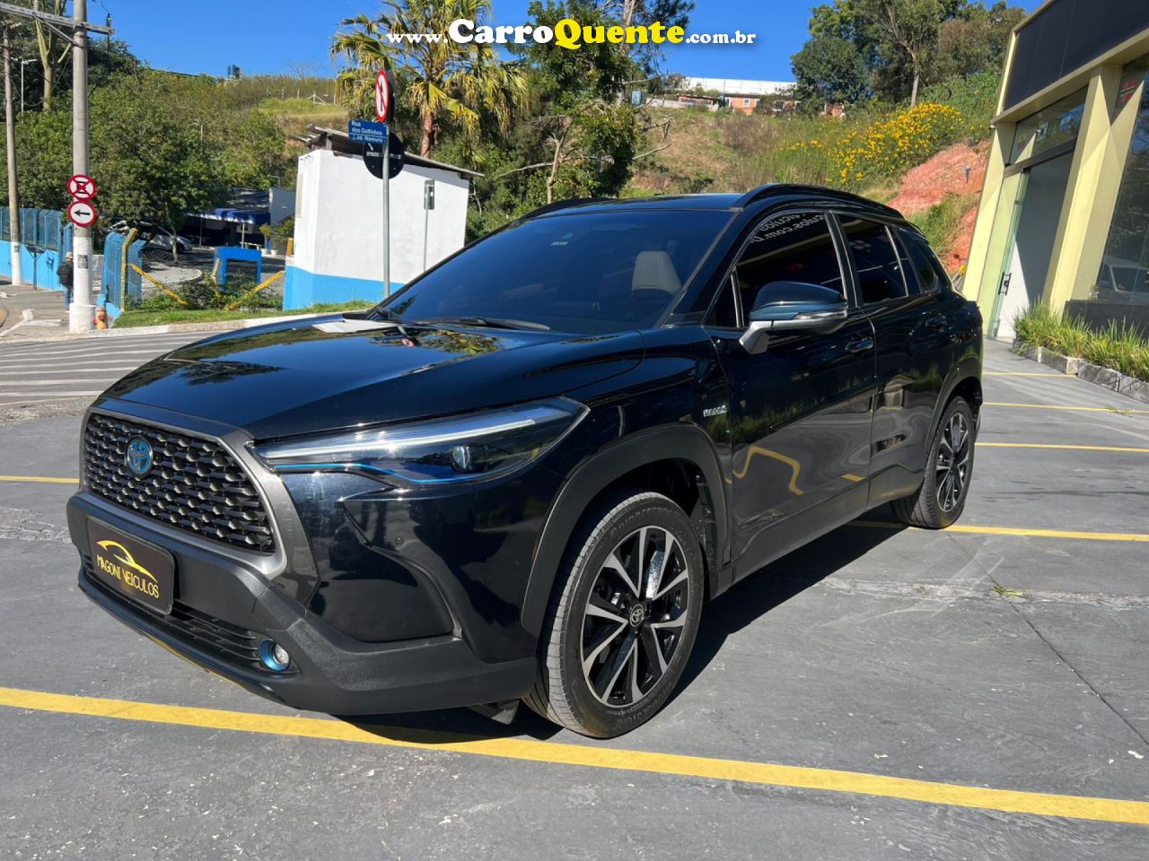 TOYOTA   COROLLA CROSS XRX 1.8 16V AUT. (HÍBRIDO)   PRETO 2024 1.8 GASOLINA - Loja