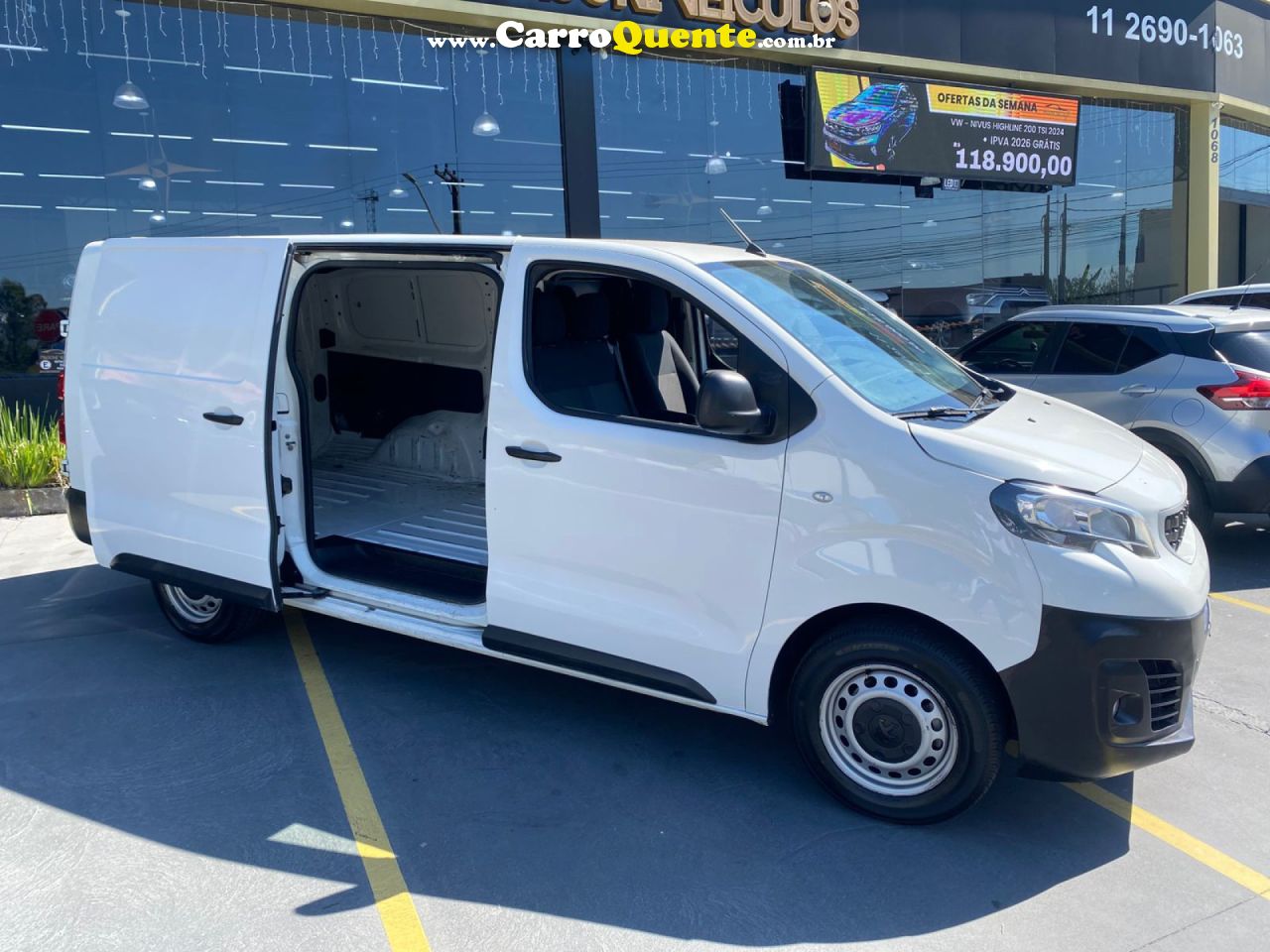 PEUGEOT   EXPERT CARGO 1.5 TURBO DIESEL   BRANCO 2023 1.5 DIESEL - Loja