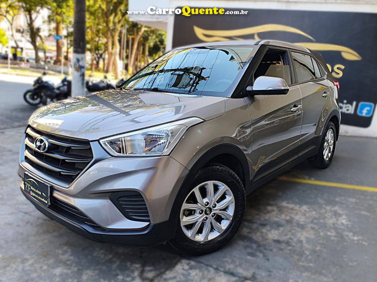 HYUNDAI   CRETA ATTITUDE 1.6 16V FLEX AUT.   PRATA 2020 1.6 FLEX - Loja