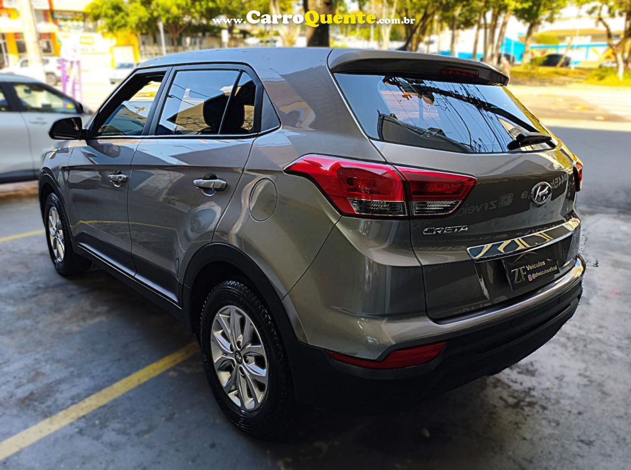 HYUNDAI   CRETA ATTITUDE 1.6 16V FLEX AUT.   PRATA 2020 1.6 FLEX - Loja