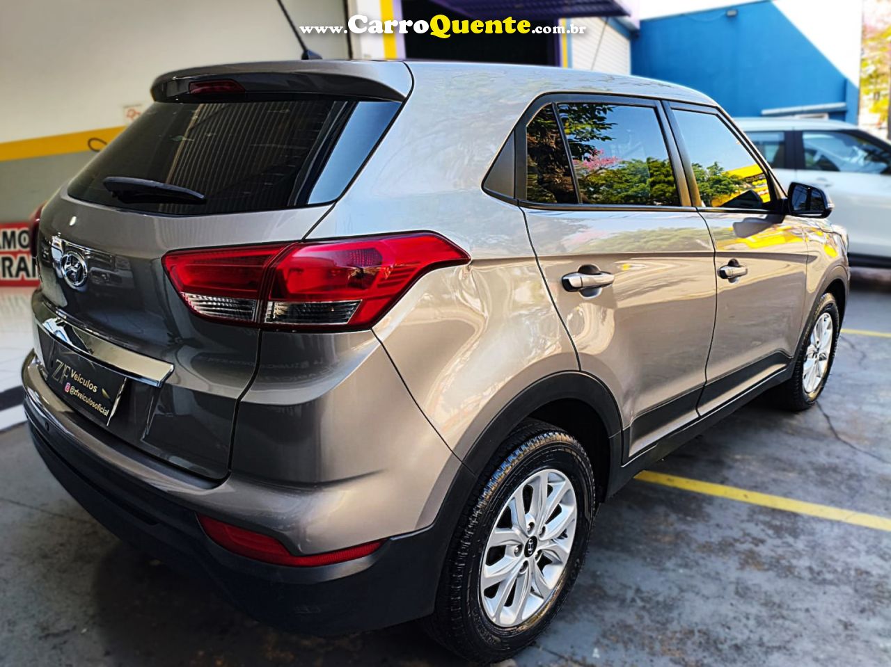 HYUNDAI   CRETA ATTITUDE 1.6 16V FLEX AUT.   PRATA 2020 1.6 FLEX - Loja