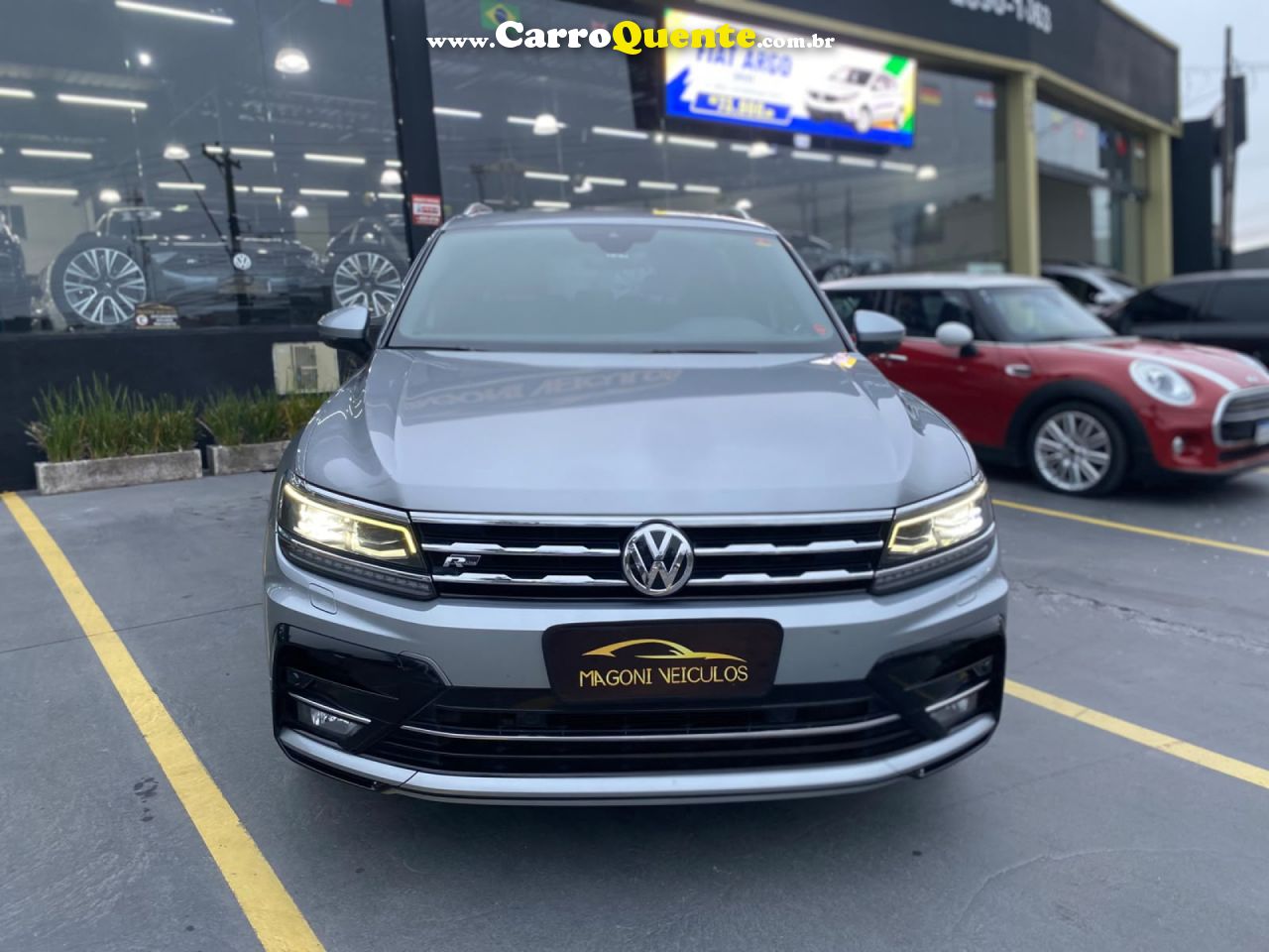 VOLKSWAGEN   TIGUAN ALLSPAC R-LINE 350 TSI 2.0 4X4   PRATA 2021 2.0 GASOLINA - Loja