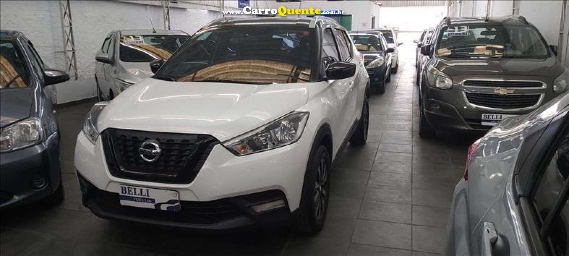 NISSAN   KICKS S DIRECT 1.6 16V FLEX 5P AUT.   BRANCO 2020 1.6 FLEX - Loja