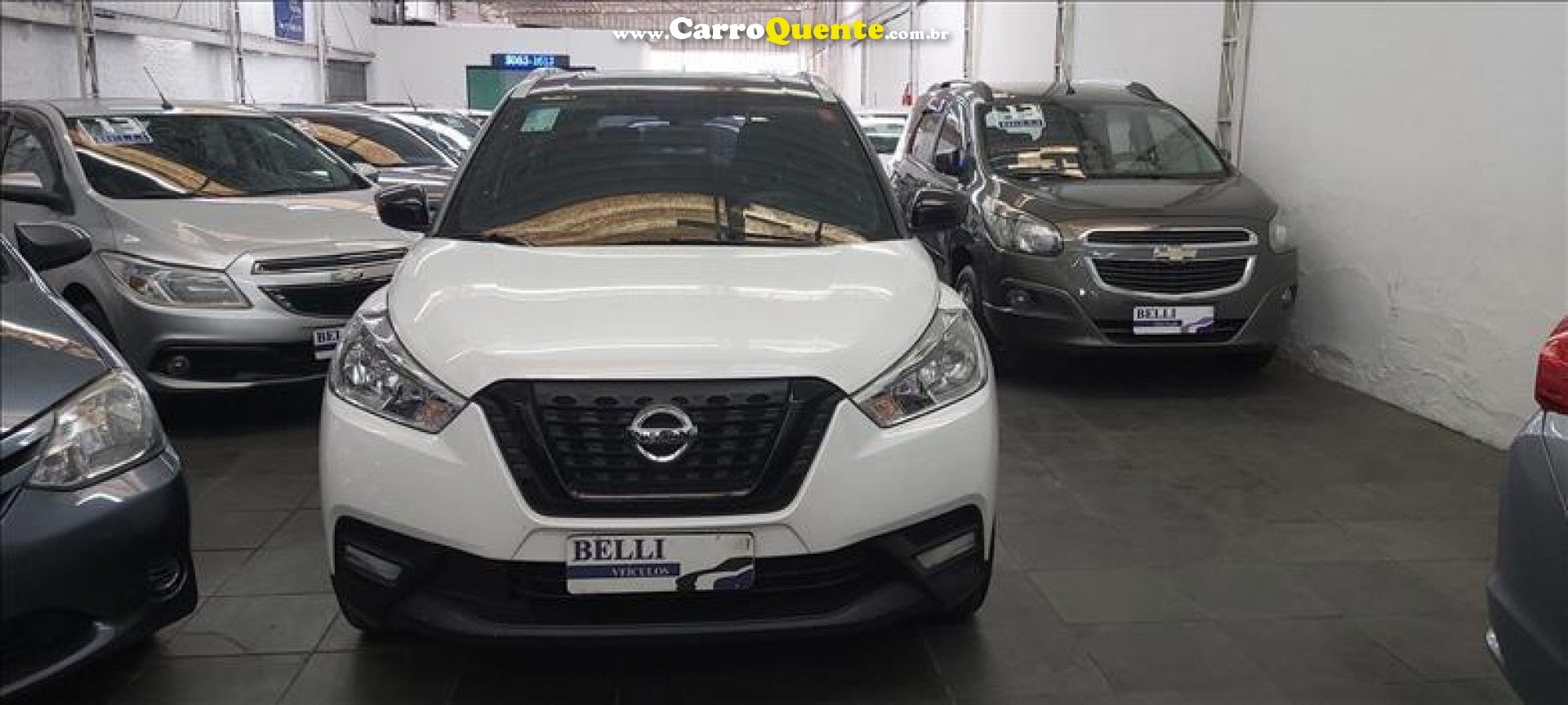 NISSAN   KICKS S DIRECT 1.6 16V FLEX 5P AUT.   BRANCO 2020 1.6 FLEX - Loja