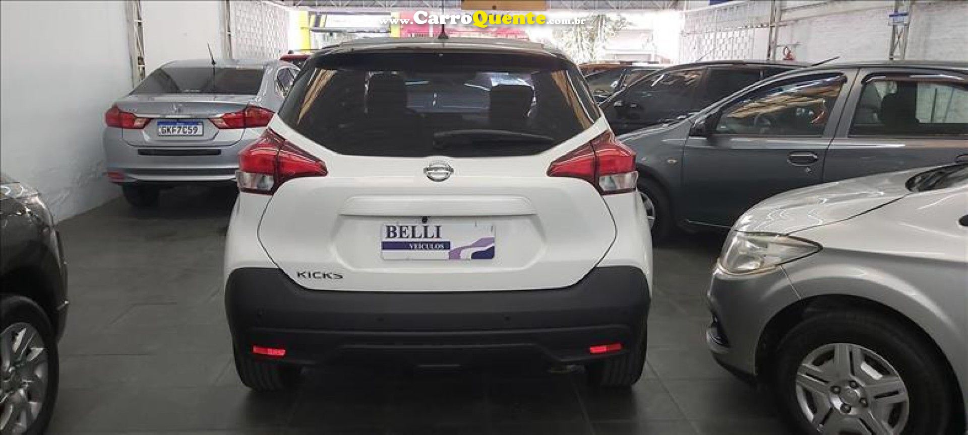 NISSAN   KICKS S DIRECT 1.6 16V FLEX 5P AUT.   BRANCO 2020 1.6 FLEX - Loja