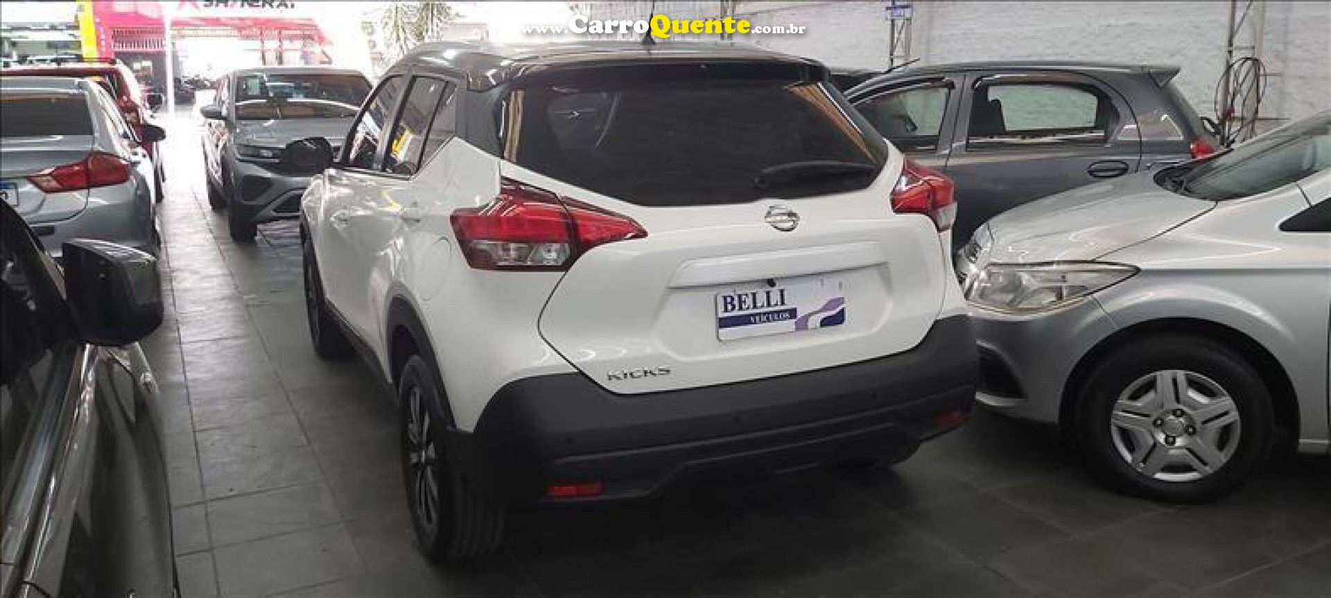 NISSAN   KICKS S DIRECT 1.6 16V FLEX 5P AUT.   BRANCO 2020 1.6 FLEX - Loja