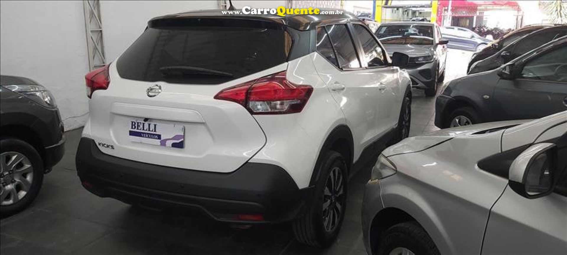 NISSAN   KICKS S DIRECT 1.6 16V FLEX 5P AUT.   BRANCO 2020 1.6 FLEX - Loja