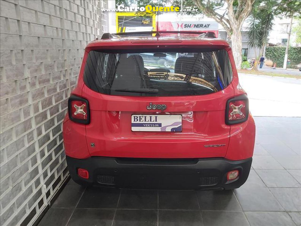 JEEP   RENEGADE SPORT 1.8 4X2 FLEX 16V AUT.   VERMELHO 2016 1.8 FLEX - Loja