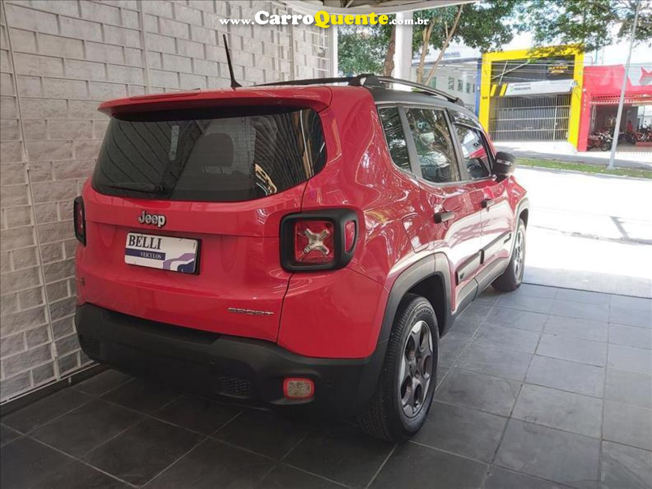 JEEP   RENEGADE SPORT 1.8 4X2 FLEX 16V AUT.   VERMELHO 2016 1.8 FLEX - Loja